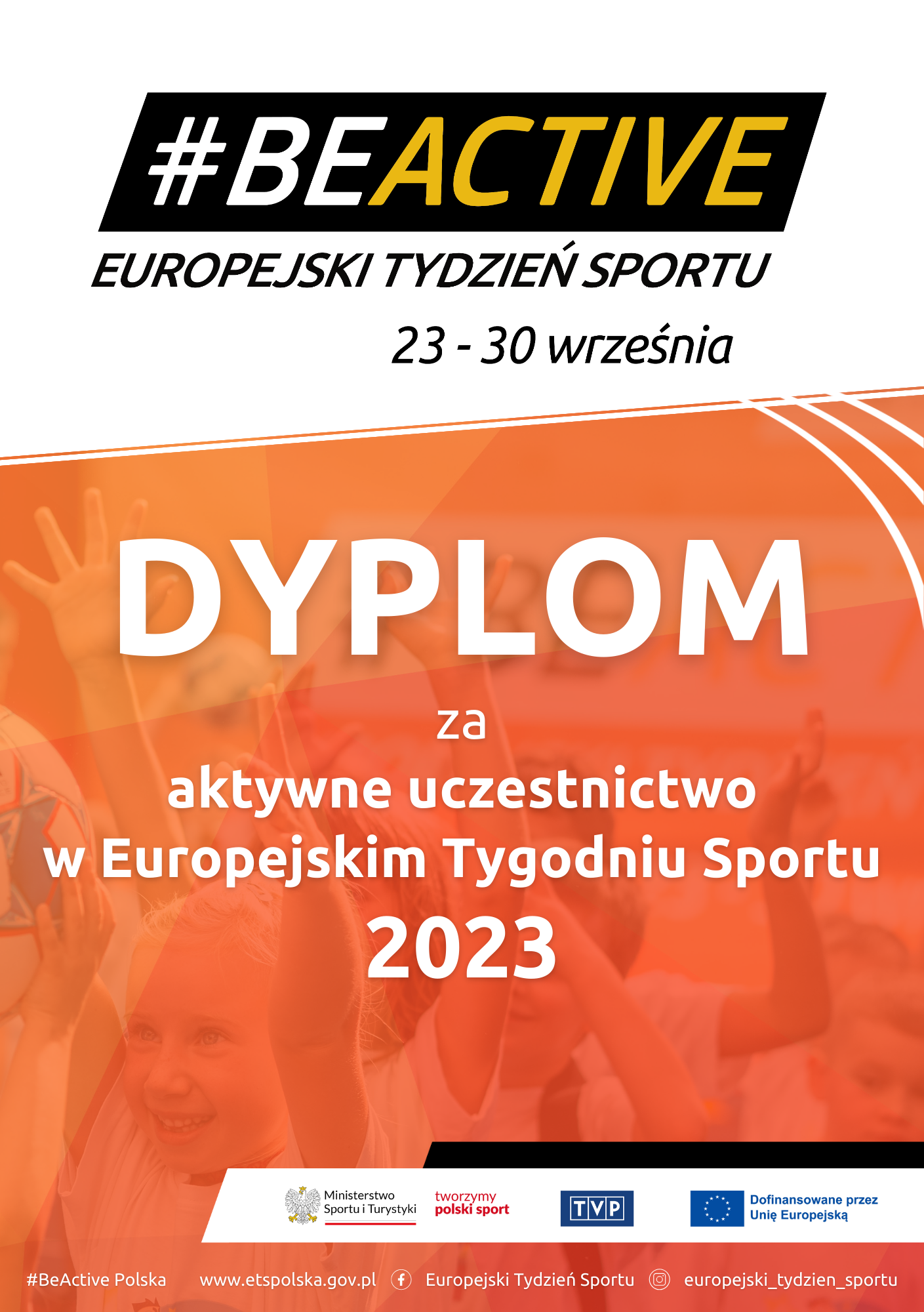 Europejski Tydzień Sportu - # BE ACTIVE